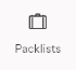 packlist list icon